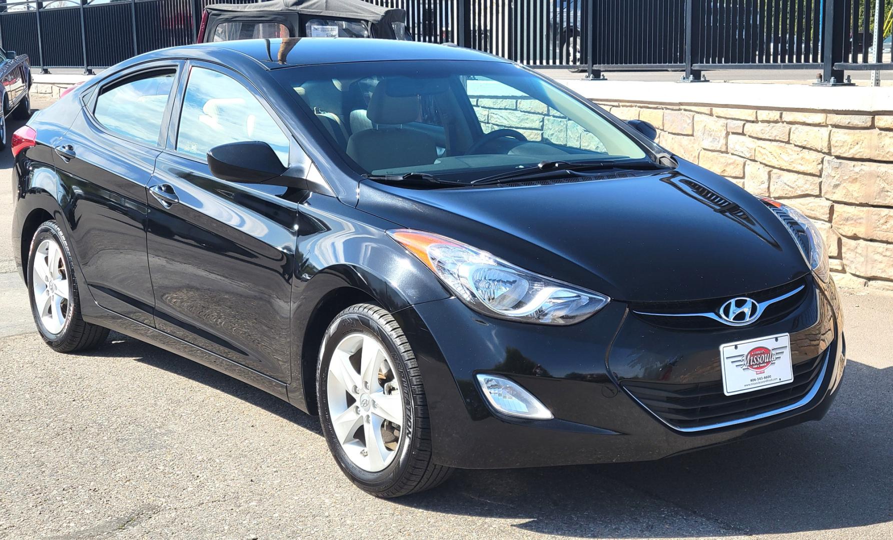 2013 Black /Tan Hyundai Elantra GLS (KMHDH4AE8DU) with an 1.8L I4 engine, 6 Speed Auto transmission, located at 450 N Russell, Missoula, MT, 59801, (406) 543-6600, 46.874496, -114.017433 - Low Mile Front Wheel Drive Sedan. One Owner. Excellent Fuel Economy. 1.8L I4 Engine. 6 Speed Automatic Transmission. AirConditioning. Power Windows and Locks. Bluetooth. - Photo#3